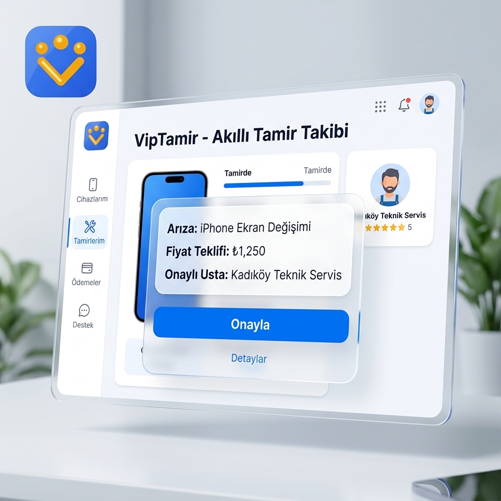 VipTamir Platform Ekran Simülasyonu